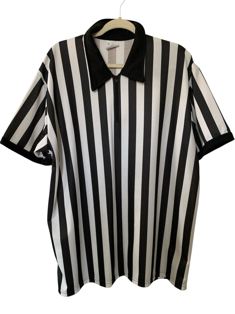 Vintage Teamwork Athletic Apparel Men’s Referee Umpire Quarter Zip Shirt XXL
